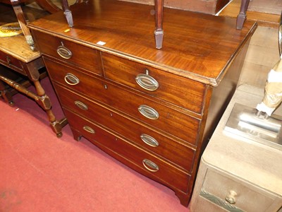 Lot 1244 - An early 19th century mahogany square front...