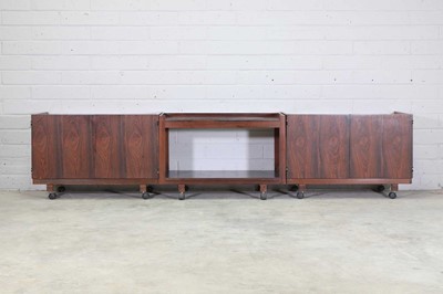 Lot 1279 - A 1970's Archie Shine rosewood 'Planar' range...