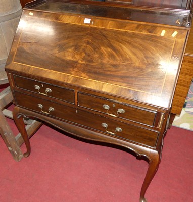 Lot 1298 - An early 20th century mahogany and inlaid...