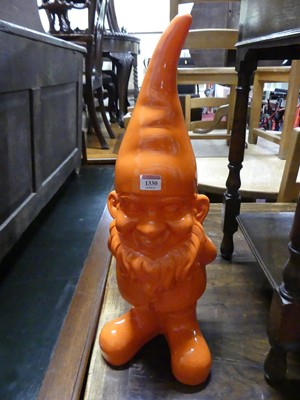 Lot 1330 - A contemporary orange painted fibreglass model...