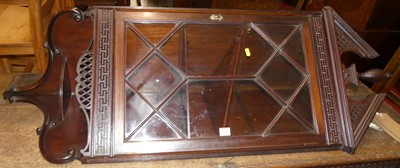 Lot 1334 - A circa 1900 mahogany single astragal glazed...