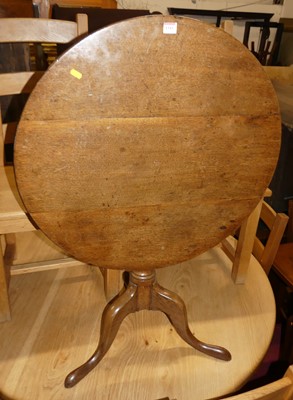 Lot 1343 - An early 19th century provincial oak circular...