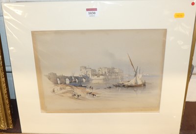 Lot 1030 - David Roberts RA (1796-1864) - Citadel of...