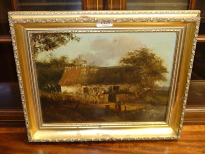 Lot 1129 - Mid-19th century English school - Rural scene...