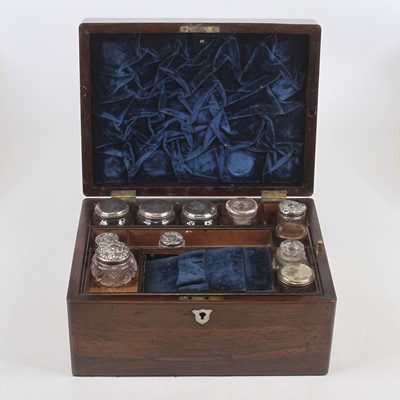 Lot 140 - A Victorian rosewood and mother of pearl...
