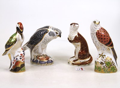 Lot 196 - A Royal Crown Derby model of a playful otter,...