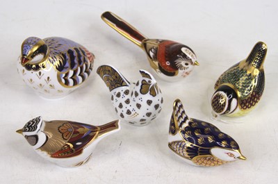 Lot 197 - A collection of six Royal Crown Derby models...