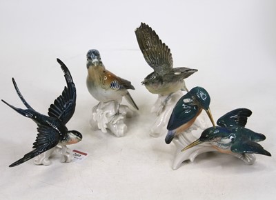 Lot 209 - A collection of four Karl Ens pottery models...