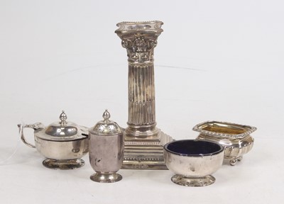 Lot 254 - A collection of mixed silver to include a...