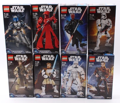 Lot 691 - Lego Star Wars Buildable Figures factory...