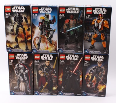 Lot 690 - Lego Star Wars Buildable Figures factory...