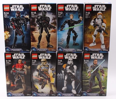 Lot 689 - Lego Star Wars Buildable Figures factory...