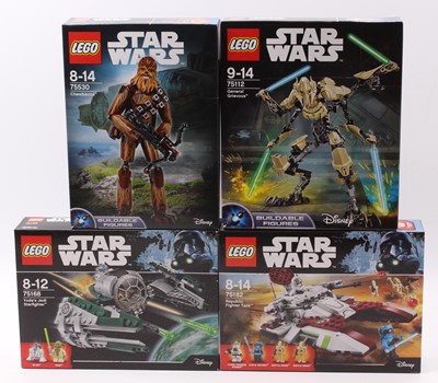 Lot 699 - Lego Star Wars factory sealed boxed group of 4...