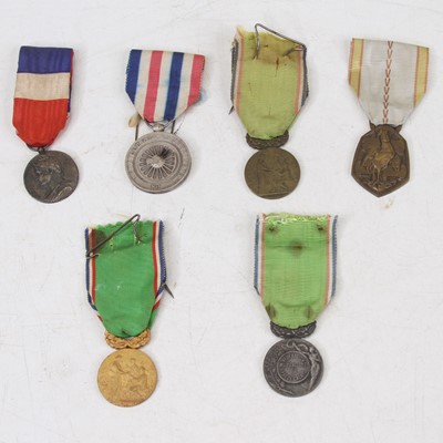 Lot 432 - A World War Two French war medal naming O....