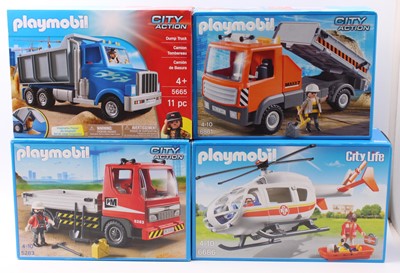 Lot 1789 - Playmobil City Action and City Life factory...