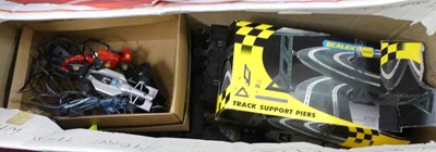 Lot 519 - A collection of mixed slot car racing track...