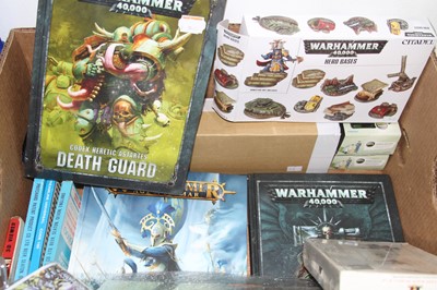 Lot 606 - A quantity of mixed Warhammer, Hasbro, and...