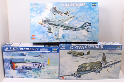 Lot 1594 - A Trumpeter 1/32 and 1/48 scale boxed plastic...