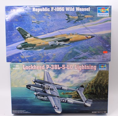 Lot 1596 - A Trumpeter 1/32 scale plastic aircraft kit...