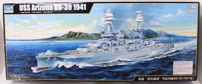 Lot 1591 - A Trumpeter 1/200 scale plastic kit for a No....