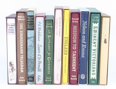 Lot 1081 - Folio Society, a collection of volumes housed...