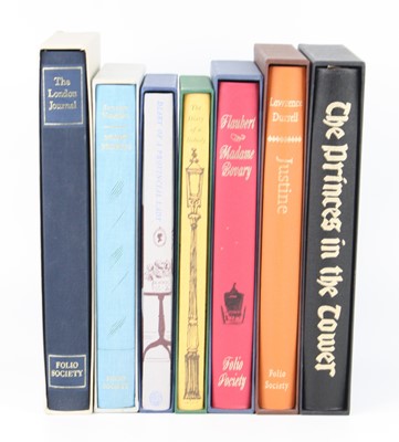 Lot 1080 - Folio Society, a collection of volumes housed...