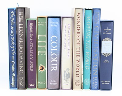 Lot 1082 - Folio Society, a collection of volumes housed...
