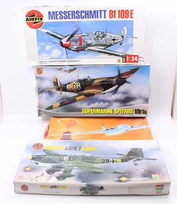 Lot 1607 - An Airfix mixed scale boxed plastic aircraft...