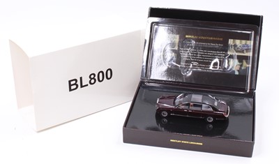 Lot 975 - Minichamps 1/43 scale boxed model of a Bentley...