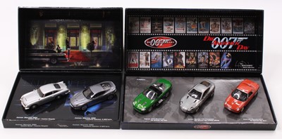 Lot 976 - Minichamps 1/43rd scale James Bond 007 group,...