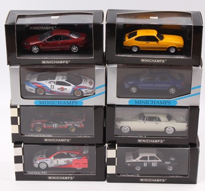 Lot 978 - Minichamps 1/43rd scale diecast model group of...