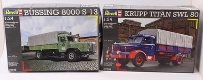 Lot 1580 - A Revell 1/24 scale commercial vehicle plastic...