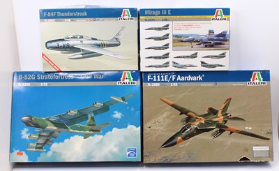 Lot 1609 - An Italeri mixed scale plastic aircraft kit...