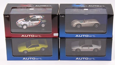 Lot 981 - Auto Art 1/43rd scale boxed model group of 4...