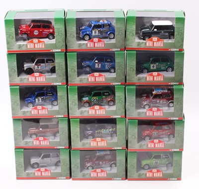 Lot 949 - 15 Corgi Toys Mini Mania modern issue 1/36th...