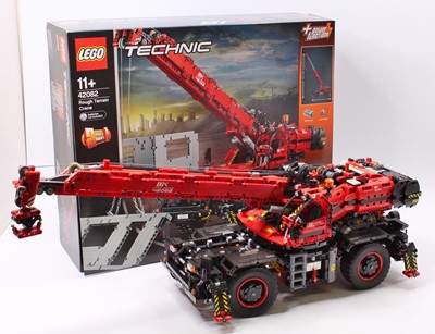 Lot 648 - A Lego Technic No. 42082 built up model of a...