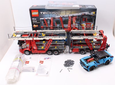 Lot 650 - A Lego Technic No. 42098 made-up model of car...