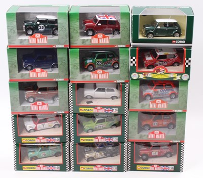 Lot 944 - 15 Corgi Classics 1/36th scale Mini's, with...