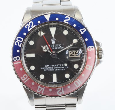 Lot 1355 - A gents Rolex Oyster Perpetual GMT Master...