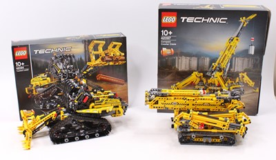 Lot 657 - A Lego Technic boxed construction vehicle...