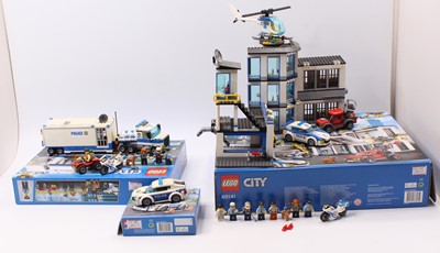 Lot 669 - A collection of Lego City Police-themed...