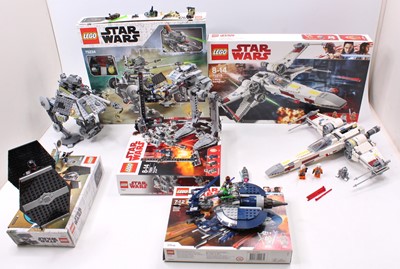 Lot 704 - A collection of Lego Star Wars boxed...