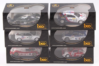 Lot 934 - 6 Ixo Models 1/43rd scale diecast racing and...