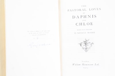 Lot 1047 - Moore, George: The Pastoral Loves Of Daphnis &...