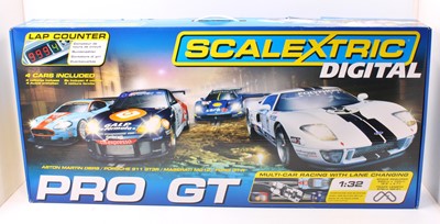 Lot 1782 - A Scalextric Digital Pro GT boxed racing car...