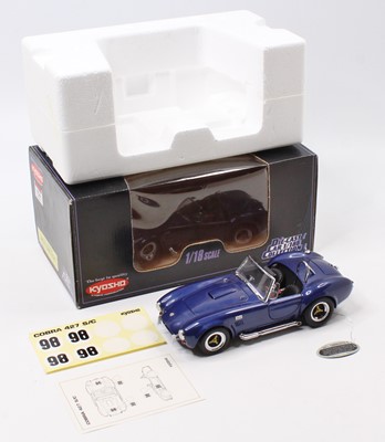 Lot 924 - Kyosho No. 7006 1/18th scale Shelby Cobra...