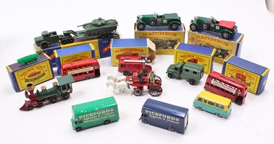 Lot 1458 - Matchbox Lesney boxed and loose model group,...