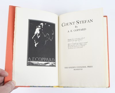 Lot 1053 - Coppard, Alfred Edgar: Count Stefan, This book...