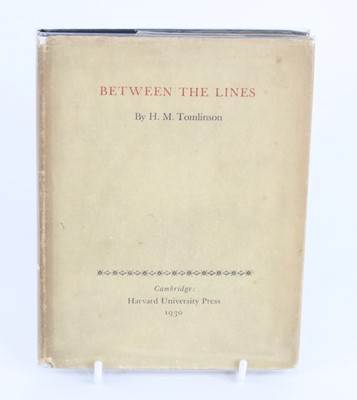 Lot 1060 - Tomlinson, Henry Major: The Sea And The Jungle,...