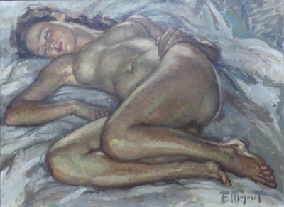 Lot 191 - Fernand Majorel (French, 1898-1965) - Lying...